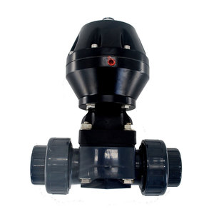 Válvula Neumática de Diafragma de PVC DN15 1/2 Pulgadas para Control de Agua de Uso General - Product Image 1