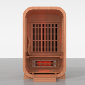 Sauna à usage domestique de style moderne, 2-3 personnes, panneaux en fibre de carbone, contrôle intelligent de la température - Product Image 1