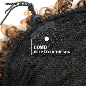 Postiche Chignon Dreadlocks Afro Puff Drawstring Bun Hair Short Synthétique Hair Chignon Faux Locs Clip in Hair Extensions - Product Image 6