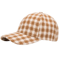 Logotipo personalizado colorido al por mayor tendencia de moda Camleteen seis paneles patrón de celosía gorras de béisbol estructuradas