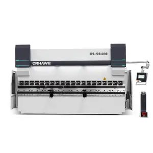 CNHAWE Máquina dobradeira hidráulica de freio 4 + 1 eixo 220T 4100mm Cnc Top venda 2023