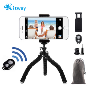 Mini trépied avec support éponge pour téléphones portables, pratique et pas cher - Product Image 1