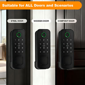 Suministro directo de fábrica Precio barato Cerradura de llanta inteligente de doble cara impermeable Tuya Wifi APP Cerradura inteligente para exteriores - Product Image 3