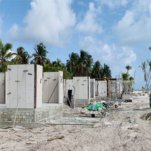 Panneau mural en <span class=keywords><strong>béton</strong></span> léger <span class=keywords><strong>préfabriqué</strong></span> en EPS, panneau d'isolation en mousse de 100 mm, cloison intérieure de luxe pour hôtel - Product Image 5