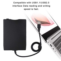 Unidad de disquete USB portátil 2,0 externa de 3,5 pulgadas, Plug and Play para PC, sistema operativo Windows98se/me/2000/xp
