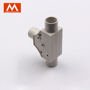 כמו 2053 פלסטיק מתאם צינור צינור מחבר PVC גמיש צינור פיקוח טי באיכות טובה PVC צינור טי מחבר - Product Image 4