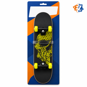 Planche à roulettes complète 31 pouces, design Crâne Néon, plateau en bois 50x30cm pour adolescents, pour la conduite urbaine, logo personnalisé, OEM, vente en gros - Product Image 5