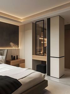 Contemporary Modern Wooden <b>Wall</b>-<b>Mounted</b> TV Cabinet with <b>Shoe</b> <b>Rack</b> for Living Room Furniture in Hotels Apartments Warehouses - Product Image 2
