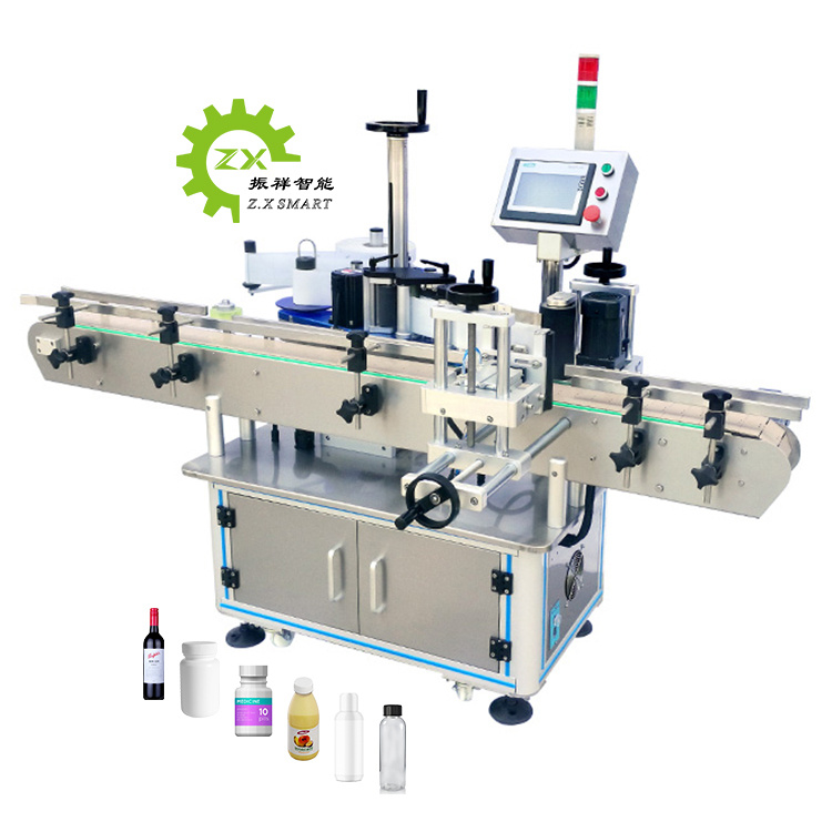 Automatic Adhesive Round Rotary Type PET Pharma Bottle Production Line Labeling Machine