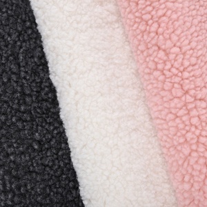 Tissu Polaire Sherpa Mouton 100% Polyester de Luxe et Haute Qualité, <span class=keywords><strong>Fausse</strong></span> <span class=keywords><strong>Fourrure</strong></span> d'Agneau Façon Ours en Peluche, Doublure Dimensionnelle Élégante pour la Maison - Product Image 2