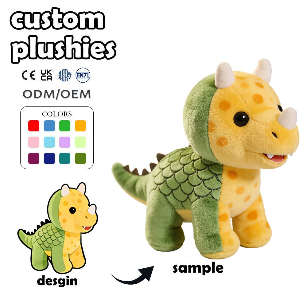 Giocattoli di Peluche a Forma di Dinosauro Verde