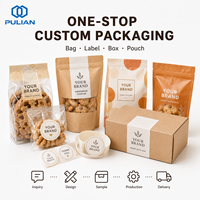 Bolsas de Embalaje para Galletas Impresas Personalizadas, Bolsas Pequeñas Transparentes Esmeriladas con Sellado Térmico para Galletas, Dulces, Productos de Panadería y Bocadillos