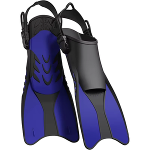 Aletas Cortas Ajustables de TPR+PP para Snorkel y Buceo, Aletas Cortas con Logotipo Personalizado Hechas de Goma de Calidad - Product Image 2