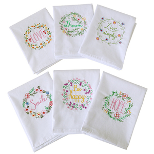 Bestickte LOGO Großhandel Wiederverwendbare Tischdekoration Servietten Handgefertigte 100% Baumwoll-Tischservietten für Hotel Hochzeit Party Zuhause - Product Image 6