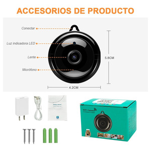 กล้องวงจรปิดขนาดเล็ก V380 1080P มองเห็นในเวลากลางคืน ควบคุมผ่านมือถือ - Product Image 4