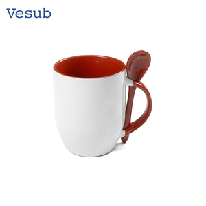 Creative Back to School Gift Sublimation Blank Ceramic <strong>Mug</strong> 11oz <strong>Yellow</strong> Stoneware for Heat Sublimation Printing - Product Image 3