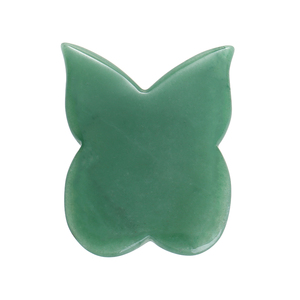 Herramienta Gus Sha con forma de mariposa de Aventurina <span class=keywords><strong>verde</strong></span> natural Logotipo personalizado Masajeador facial Guasha Cuidado DE LA PIEL <span class=keywords><strong>Cuarzo</strong></span> Rosa Herramienta facial Gua Sha - Product Image 6
