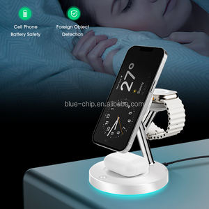 Nouvelle Version de support de charge sans fil pour double montre intelligente de bureau pour <span class=keywords><strong>Apple</strong></span> <span class=keywords><strong>Watch</strong></span> Series Ultra/Se/8/<span class=keywords><strong>7</strong></span>/6/5/4/3/2 - Product Image 6