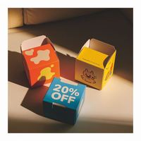 Vente chaude pas cher CMJN Top Qualité Papier Pulpmold 6 Oeufs Boîte Impression Avec Conception Libre 3Com