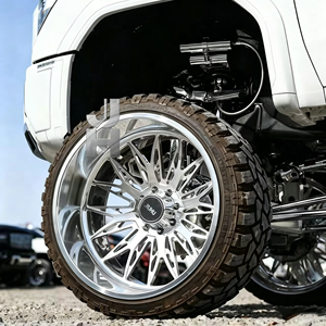 ล้อฟอร์จขอบลึกขัดเงาขนาด 20 22 24 26 นิ้ว สำหรับรถบรรทุก 6x139.7 สำหรับ F150 Silverado Sierra RAM 1500 - Product Image 1