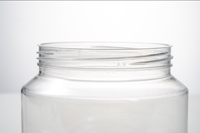 WEIJIA 99-25 830ml Boîte en PET transparente de qualité alimentaire avec impression par transfert d'eau, couvercle à grain de bois, bouchon à vis