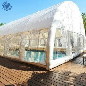 Couverture de piscine gonflable, tente dôme personnalisée de haute qualité, <span class=keywords><strong>bulle</strong></span> transparente pour l'<span class=keywords><strong>hiver</strong></span>, offre spéciale - Product Image 4