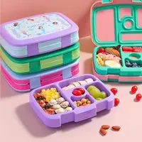 Boîte à Bento étanche pour enfants de 3 à 7 ans, Offre Spéciale sans BPA, récipient alimentaire mignon, boîte à déjeuner de Camping de dessin animé pour enfants de 3 à 7 ans