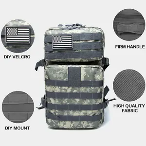 45L Multiple Color Selection Custom logo Oem nylon Tactical Backpack