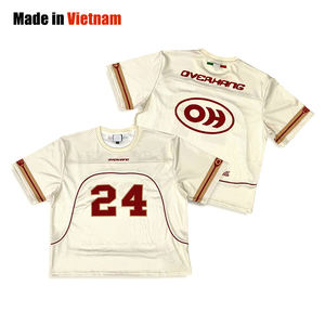 Camiseta de Fútbol Personalizada con Estampado Digital, Transpirable, Talla Grande, Malla, para Fanáticos del Fútbol Americano - Product Image 1