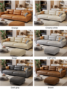 Đơn Giản Hiện Đại Công Nghệ 2024 Vải Sofa Đặt Đồ Nội Thất Phòng Khách Bắc Âu Loại Ánh Sáng Sang Trọng 1 + 2 + 3 Chỗ Ngồi Cắt Sofa - Product Image 6