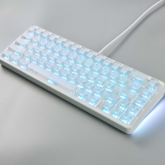 OEM ODM Mechanical Keyboard with RGB Backlight and Custom Key Caps Mini Wired Gaming Keyboard