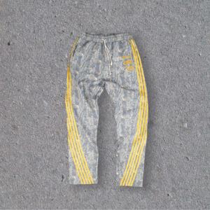 Custom <b>Mens</b> Track <b>Pants</b> 400 GSM 100% Cotton <b>Pants</b> Striped Casual Flared <b>Camo</b> Sweatpants with Drawstrings - Product Image 3