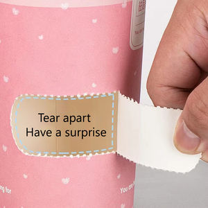 Commercio all'ingrosso usa e getta 450ml 650ml sorpresa mistero scatola cieca grande carta caffè regalo disegnare tazze con coperchio - Product Image 5