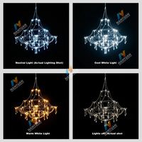Lampadari Moderni in Cristallo, Lampade a Sospensione per Illuminazione Domestica, Lampade da Soffitto, Decorazione Casa, Lampadario di Lusso, Lustri Deluxe per Salone