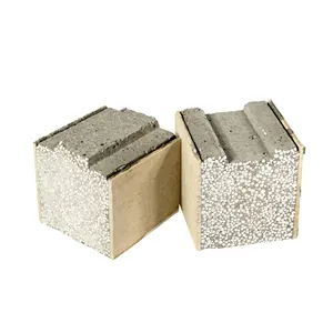 ZJT Eps köpüklü çimento prekast beton sandviç panel duvar sistemi