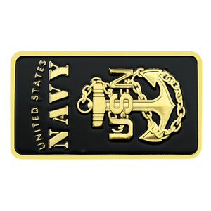 U.S. moneta da sfida commemorativa da Bar marina USN regalo da Bar in oro nero veterano della marina - Product Image 4