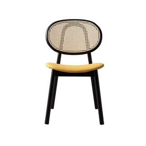 Fabricante de muebles de cafetería De Lujo modernos de ratán de madera maciza, juego de comedor para restaurante, sillas de restaurante - Product Image 3