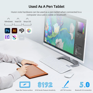 Smart huion note X10, tableta de papel de dibujo digital, cuaderno de escritura a mano, conexión inalámbrica portátil, otros accesorios de computadora