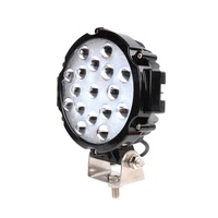 Feux de travail LED 7 pouces 51W Camions Noir Rouge Spot Faisceau large Feux de conduite Antibrouillard Nouveau Auto 4X4 Accessoires tout-terrain ATV Bateau 12V 24V