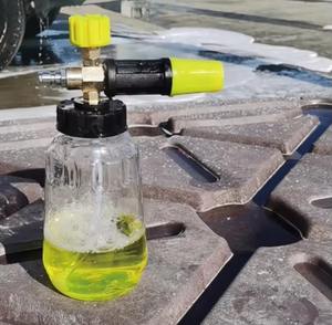 NIKO Car Care & Cleanings Lance à mousse de neige 1L pour nettoyeur haute pression, pistolet à mousse en laiton avec bouteille transparente - Product Image 3