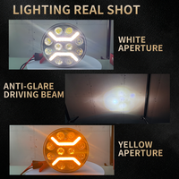Nouvelle lampe de travail pour voiture 12 LED IP65 étanche, DC10-60V, en alliage d'aluminium, lumière de conduite LED BLANC + BLANC CHAUD, pour tout-terrain, camion, SUV
