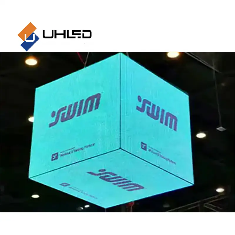 Advertising Cube Screen LED Wall Video Screen Panel Outdoor Signage P3 Digital LED Cube Screen Display