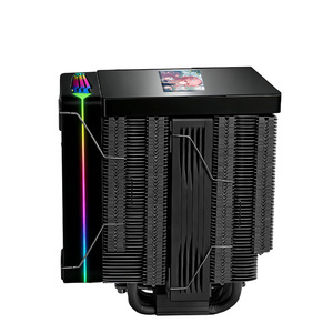 Ventilador de Refrigeración para CPU de Aluminio Popular con 6 Tubos de Calor, Pantalla de Temperatura, PWM, LED Completo para Juegos de Alta Eficiencia - Product Image 6