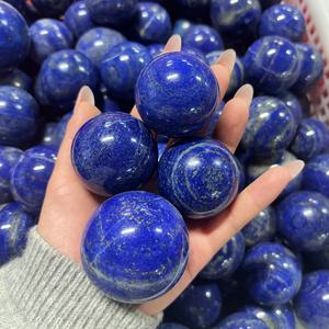 Sphère de cristal de <span class=keywords><strong>lapis</strong></span>-<span class=keywords><strong>lazuli</strong></span> naturel, cristal poli pour la méditation et la relaxation - Product Image 5