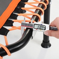 Minitrampolín plegable de 48 "para niños, trampolín de Bungee para Fitness en interiores, deporte de salto