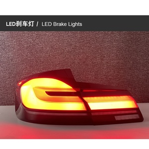2011-2017 for 5 Series F18 Tail Lamp Assembly With New <b>LED</b> Rear 12V/24V Clear/<b>Red</b> Running <b>Light</b> Enhanced Visibility for 5 Se - Product Image 2