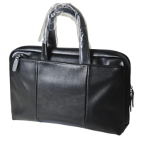 Maletín Ejecutivo de Cuero PU, Multibolsillos, Portátil, Gran Capacidad, Clásico, de Lujo, para Hombre, para Oficina y Negocios