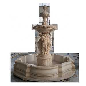 Statue di pietra di grandi dimensioni femminile figura fontana di acqua con <span class=keywords><strong>testa</strong></span> di <span class=keywords><strong>leone</strong></span> - Product Image 6