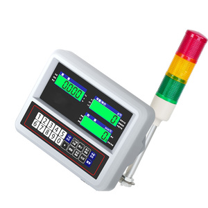 Indicateur de pesage électronique numérique Mountscale OEM/ODM avec écran LED et voyant d'alarme tricolore pour des alertes <span class=keywords><strong>en</strong></span> temps réel - Product Image 1