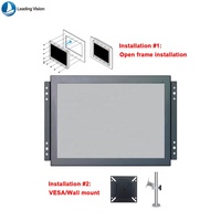 8 İnç Yeni 8 İnç Dirençli Dokunmatik Ekranlı Monitör USB Seri DVI Arayüzlü Açık Çerçeve Monitör